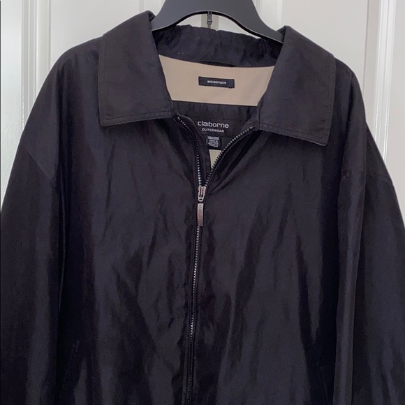 claiborne outerwear microfiber jacket